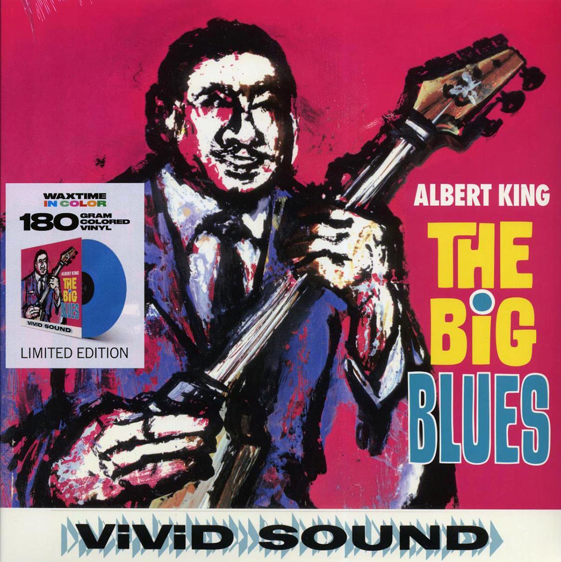 Albert King - The Big Blues (+2 bonus tracks) (ltd. ed.) (180g) (blue vinyl) Vinyl Record
