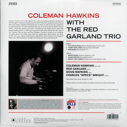 Coleman Hawkins, Red Garland Trio - Coleman Hawkins With The Red Garland Trio (+bonus track) (ltd. ed.) (180g) Vinyl Record