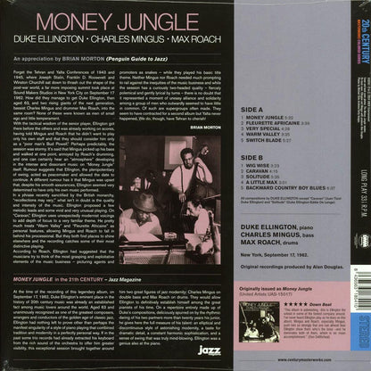 Duke Ellington, Charles Mingus, Max Roach - Money Jungle (ltd. ed.) (180g) (blue vinyl) Vinyl Record