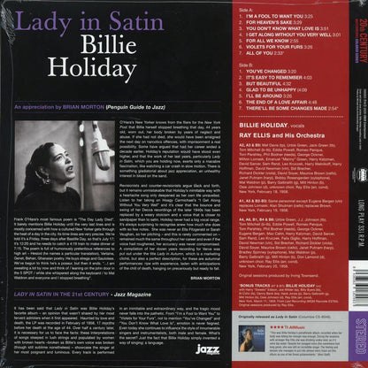Billie Holiday - Lady In Satin (+3 bonus tracks) (ltd. ed.) (180g) (purple vinyl) Vinyl Record