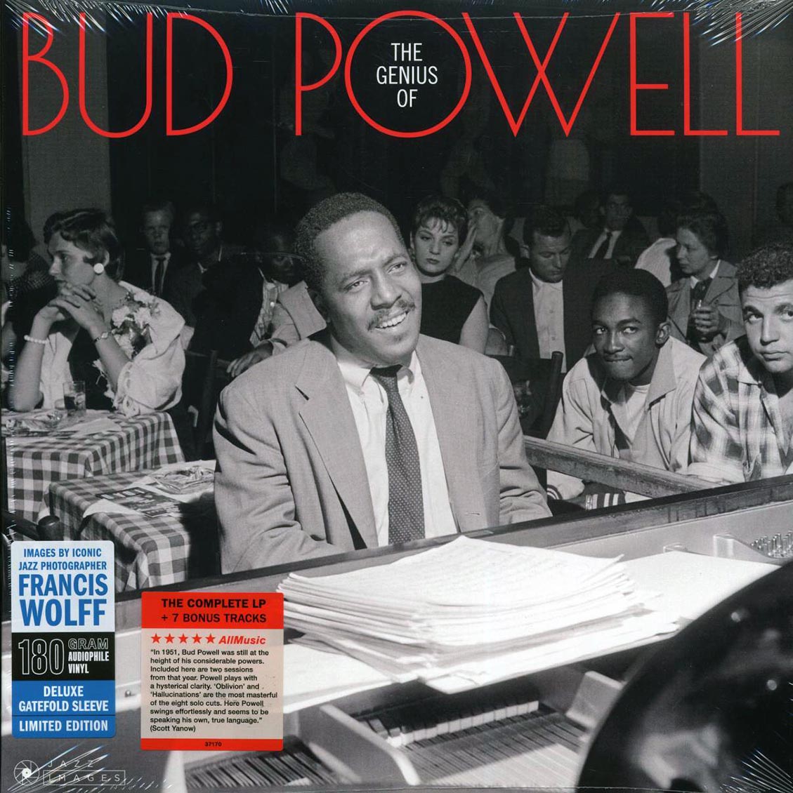 Bud Powell - The Genius Of Bud Powell (+7 bonus tracks) (ltd. ed.) (180g) Vinyl Record