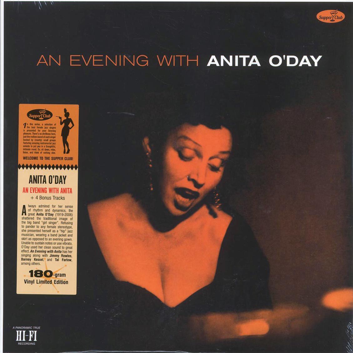 Anita O'Day - An Evening With Anita O'Day (+4 bonus tracks) (ltd. ed.) (180g) Vinyl Record