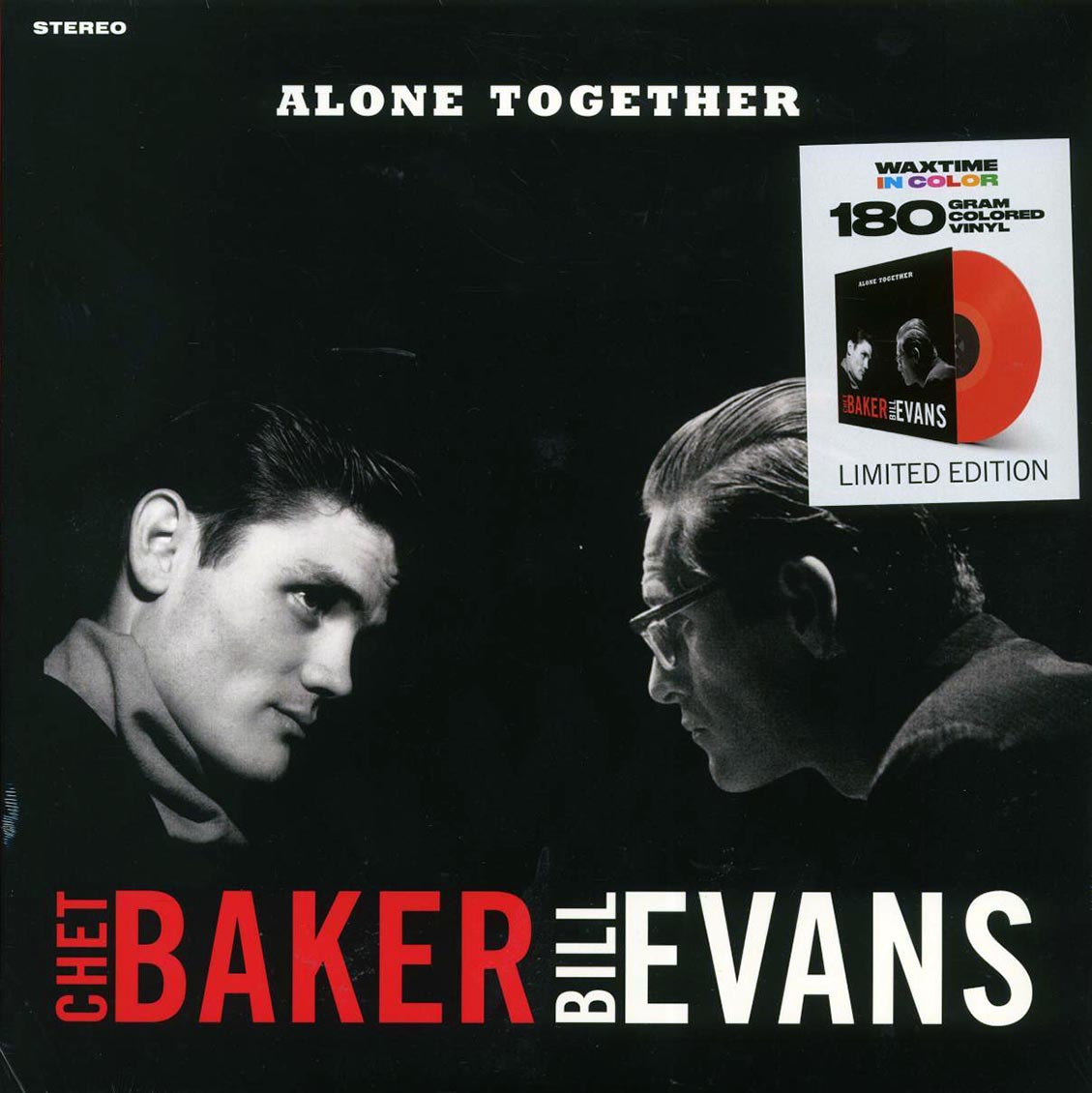 Chet Baker, Bill Evans - Alone Together (ltd. ed.) (180g) (red vinyl) Vinyl Record