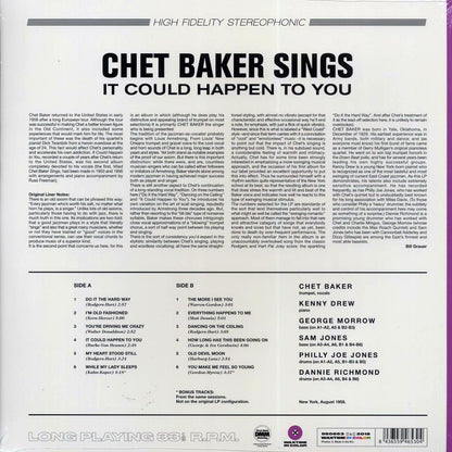 Chet Baker - Sings: It Could Happen To You (+2 bonus tracks) (ltd. ed.) (180g) (purple vinyl) Vinyl Record