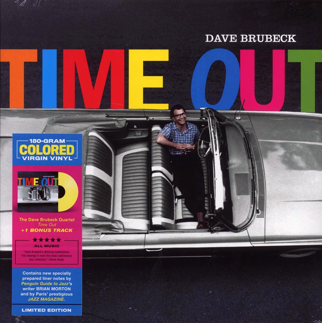 Dave Brubeck Quartet - Time Out (+bonus track) (ltd. ed.) (180g) (yellow vinyl) Vinyl Record