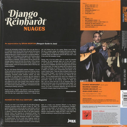 Django Reinhardt - Nuages (+4 bonus tracks) (ltd. ed.) (180g) (orange vinyl) Vinyl Record