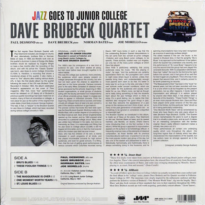 Dave Brubeck Quartet - Jazz Goes To Junior College (ltd. ed.) (180g) Vinyl Record