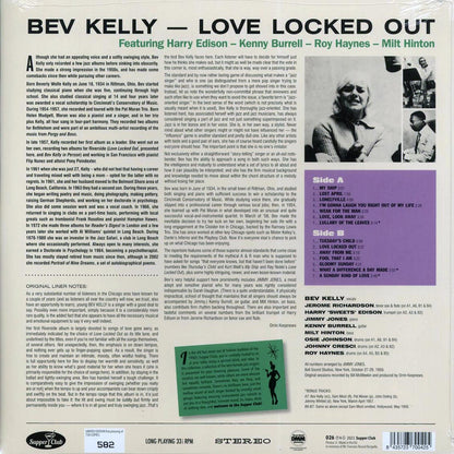 Bev Kelly - Love Locked Out (+3 bonus tracks) (ltd. ed.) (180g) Vinyl Record