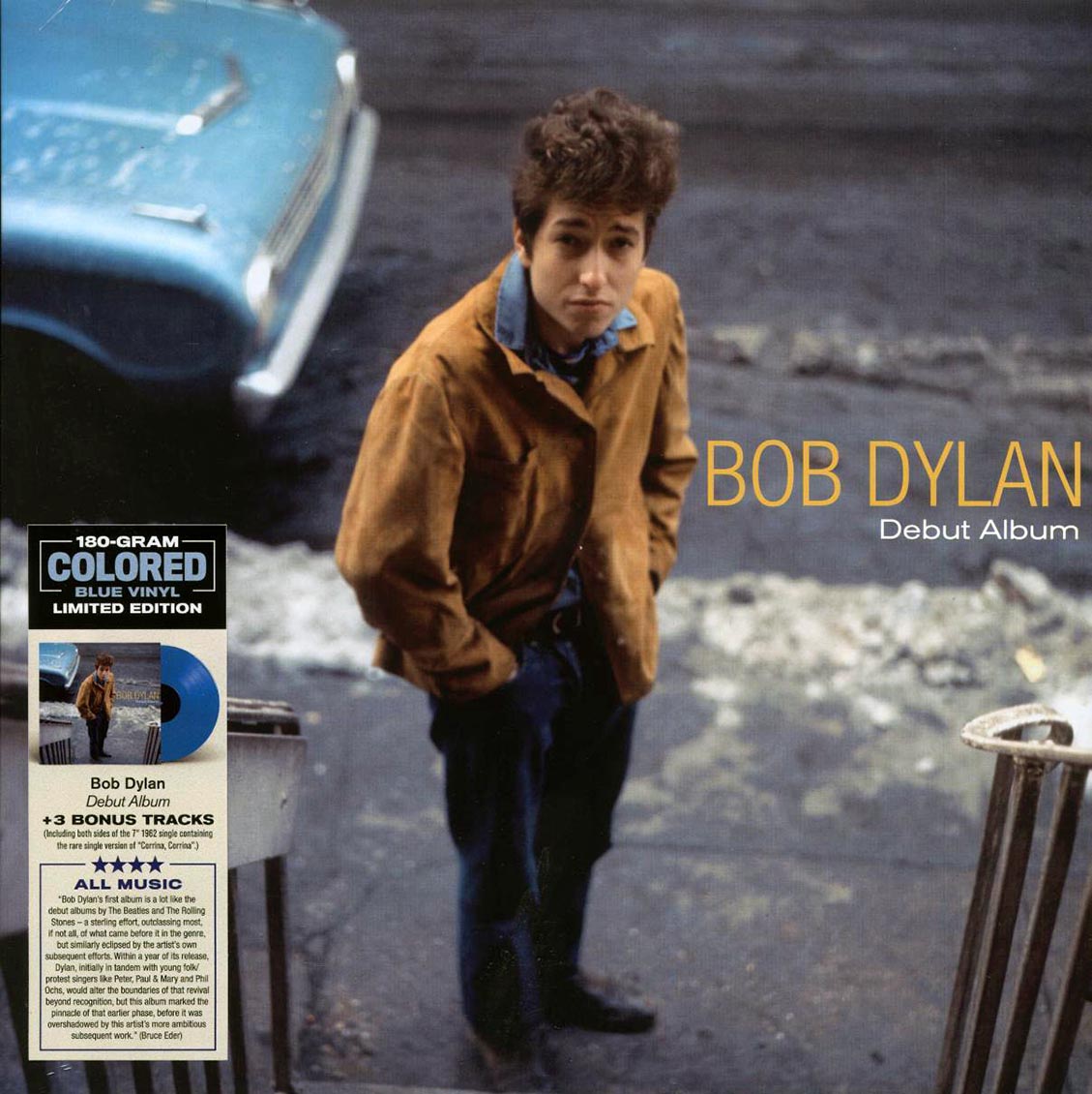 Bob Dylan - Bob Dylan (+3 bonus tracks) (ltd. ed.) (180g) (blue vinyl) Vinyl Record