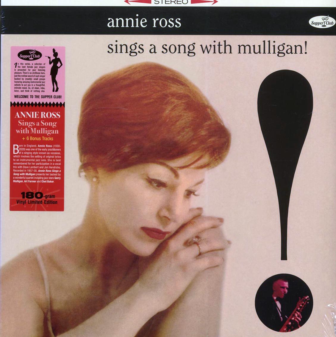 Annie Ross - Sings A Song With Mulligan! (+6 bonus tracks) (ltd. ed.) (180g) Vinyl Record