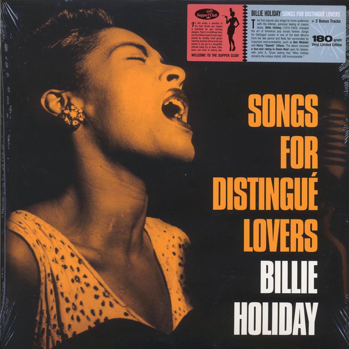 Billie Holiday - Songs For Distingue Lovers (+5 bonus tracks) (ltd. ed.) (180g) Vinyl Record
