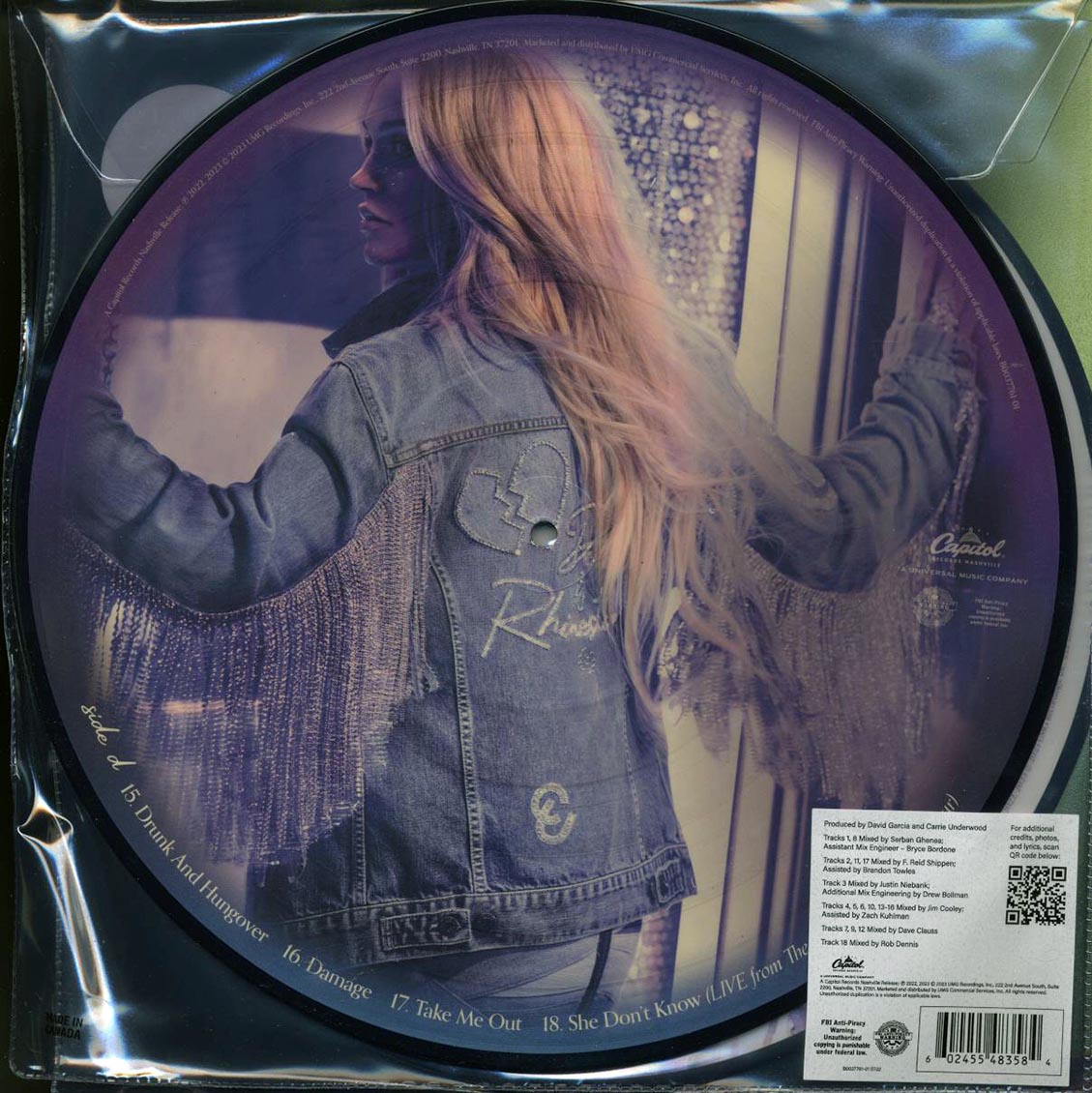 Carrie Underwood - Denim & Rhinestones (Deluxe Edition) (+6 bonus tracks) (ltd. ed.) (2xLP) (deluxe edition) (picture disc) Vinyl Record