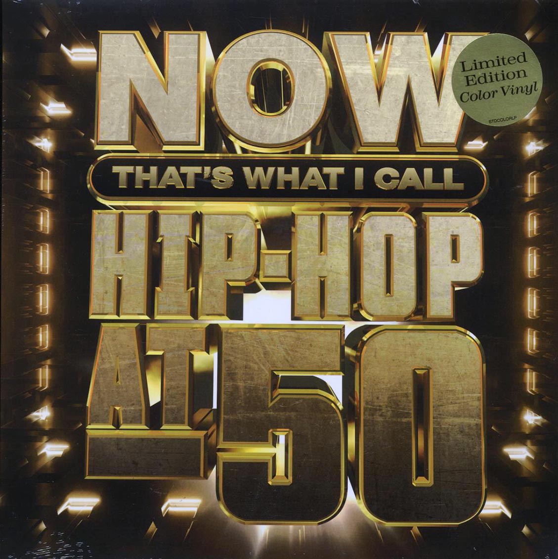 Sugarhill Gang, Grandmaster Flash, Public Enemy, Nas, Notorious BIG, OutKast, 50 Cent, Snoog Dogg, Future, Run-DMC, Etc. - Now That's What I Call Hip-Hop At 50 (2xLP) (black ice vinyl) Vinyl Record