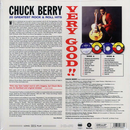 Chuck Berry - Very Good!! 20 Greatest Rock & Roll Hits (ltd. ed.) (180g) Vinyl Record