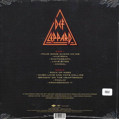 Def Leppard - Greatest Hits (orange/yellow vinyl) Vinyl Record