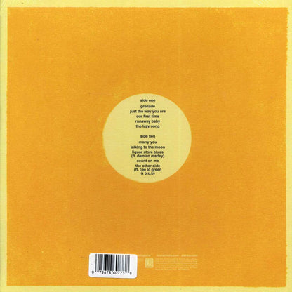 Bruno Mars - Doo-Wops & Hooligans (ltd. ed.) (yellow vinyl) Vinyl Record
