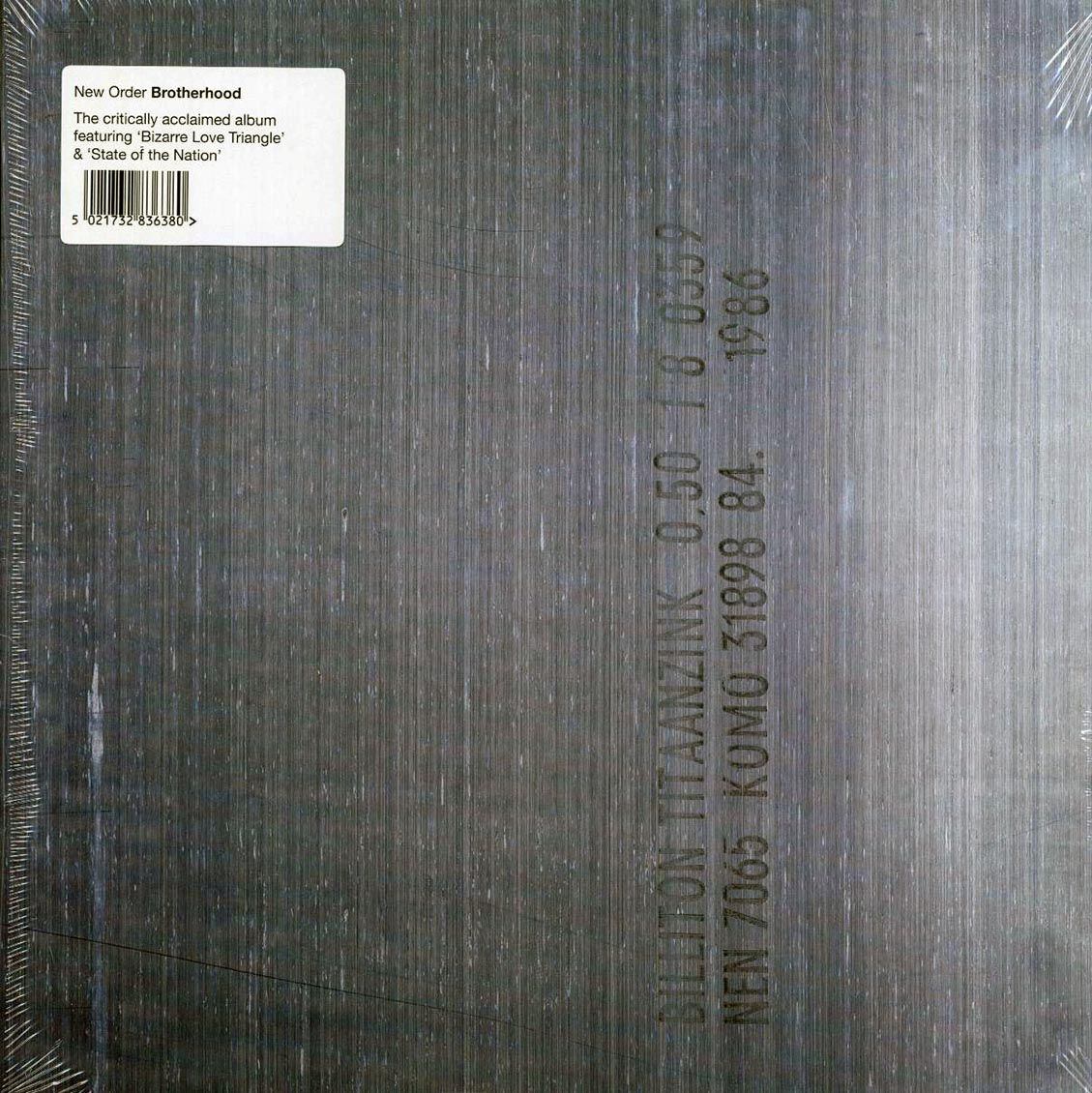 New Order - Brotherhood Vinyl Record
