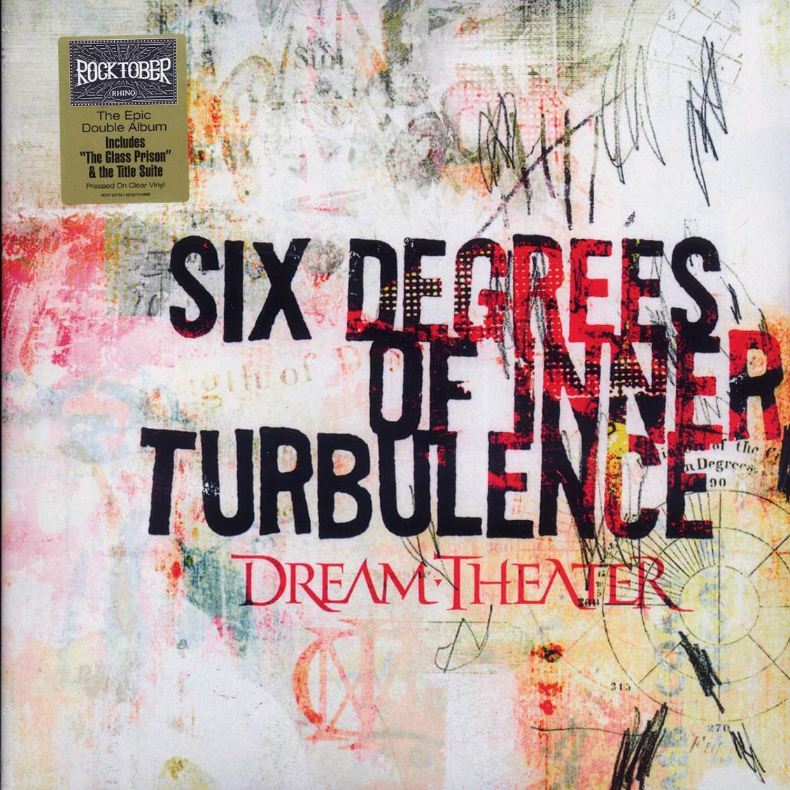 Dream Theater - Six Degrees Of Inner Turbulence (+bonus tracks) (ltd. ed.) (2xLP) (clear vinyl) Vinyl Record