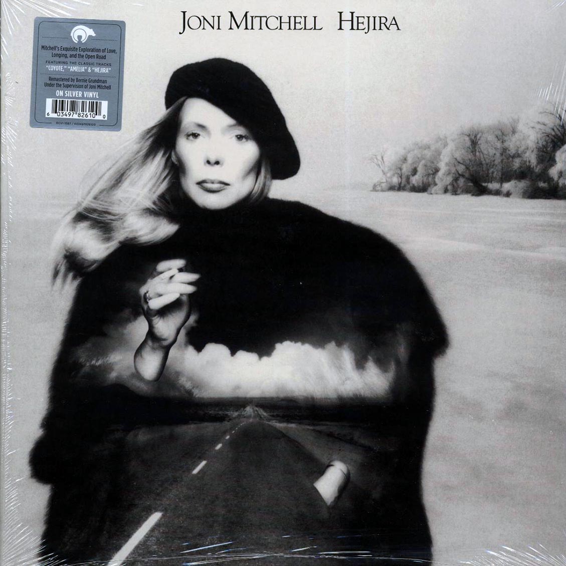 Joni Mitchell - Hejira (silver vinyl) (remastered) Vinyl Record