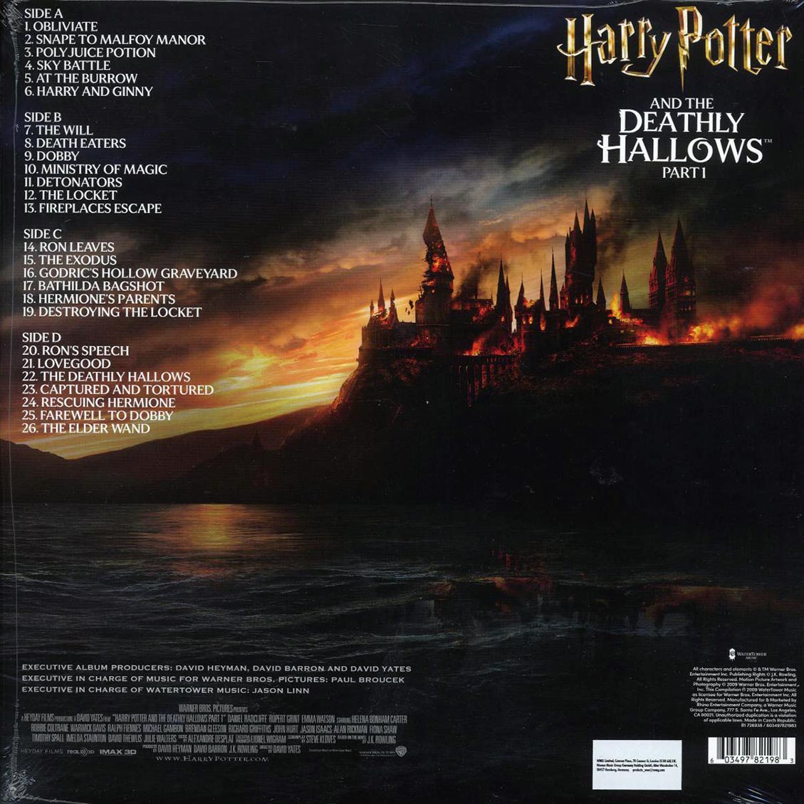 Alexandre Desplat - Harry Potter And The Deathly Hallows Part 1: Original Motion Picture Soundtrack (2xLP) Vinyl Record