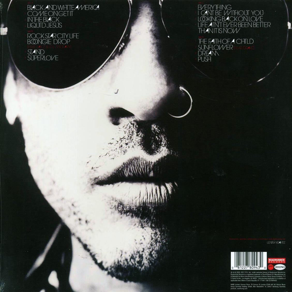 Lenny Kravitz - Black And White America (2xLP) Vinyl Record