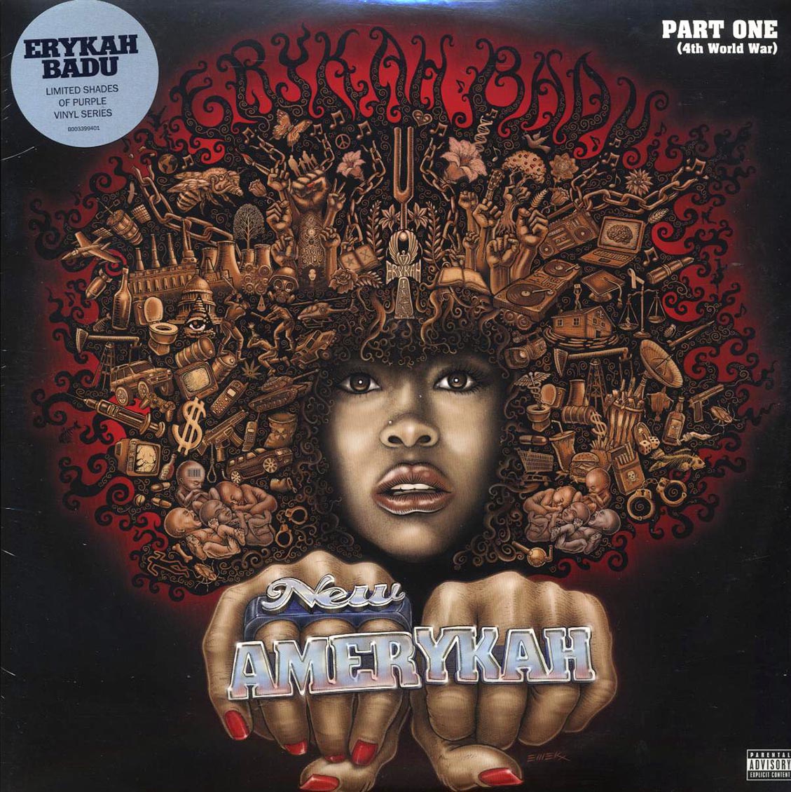 Erykah Badu - New Amerykah Part One: 4th World War (2xLP) (purple vinyl) Vinyl Record