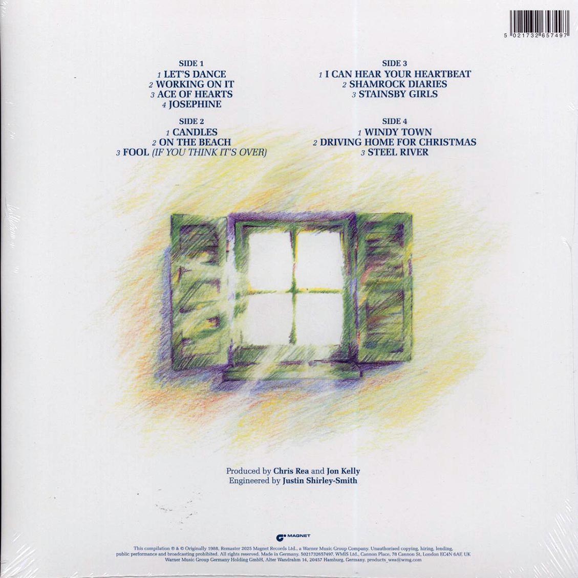 Chris Rea - The Best Of Chris Rea: New Light Through Old Windows (2xLP) (remastered) Vinyl Record