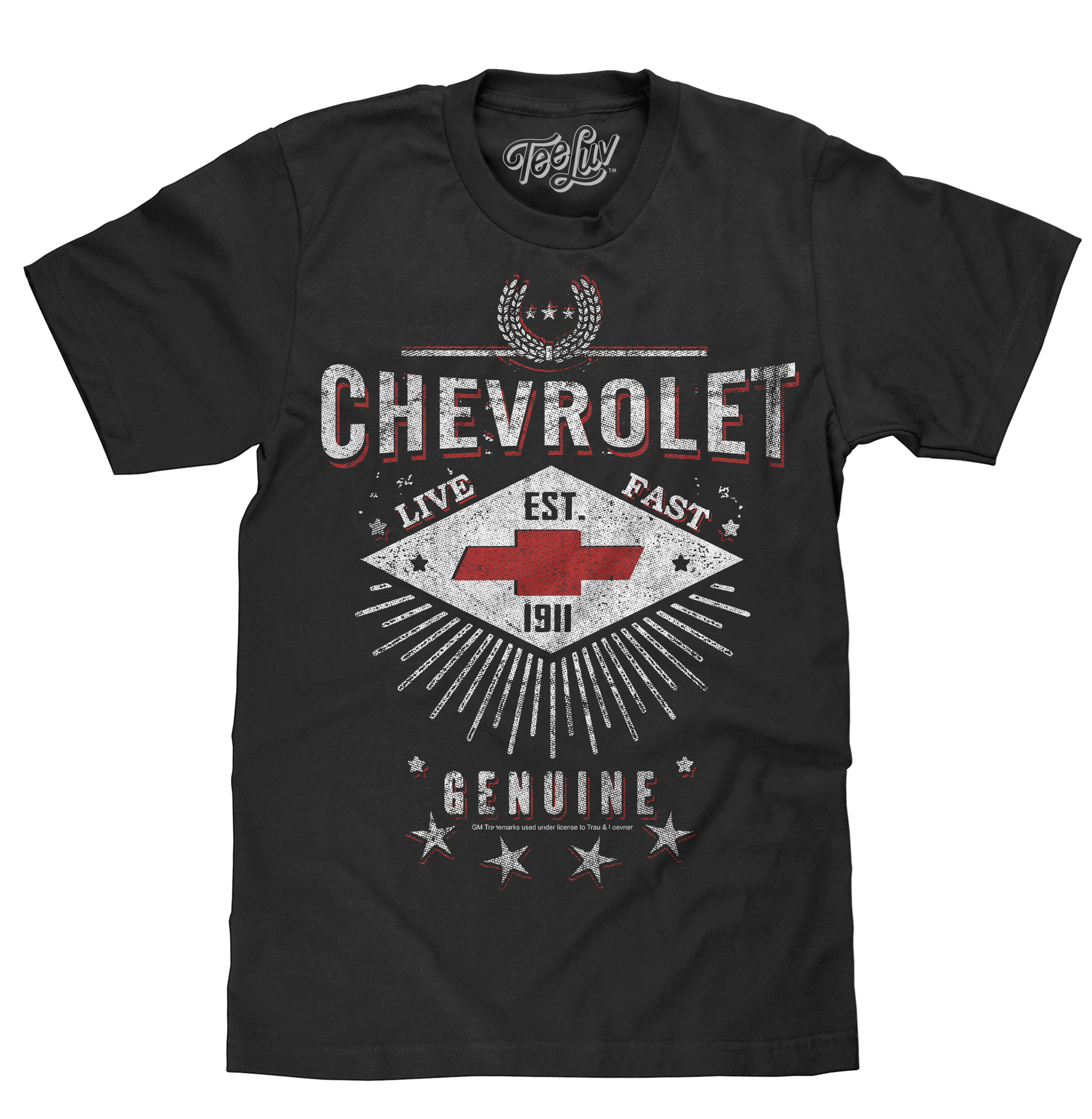Chevrolet Live Fast T-Shirt - Black