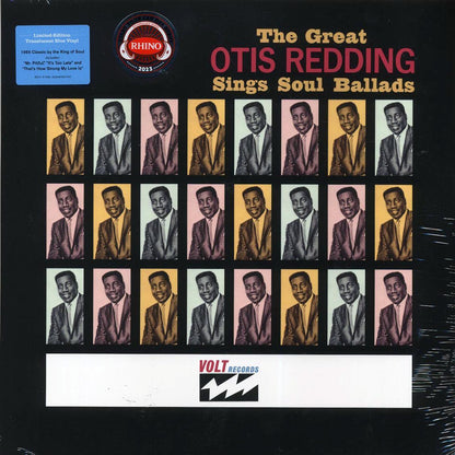Otis Redding - The Great Otis Redding Sings Soul Ballads (mono) (ltd. ed.) (blue vinyl) Vinyl Record