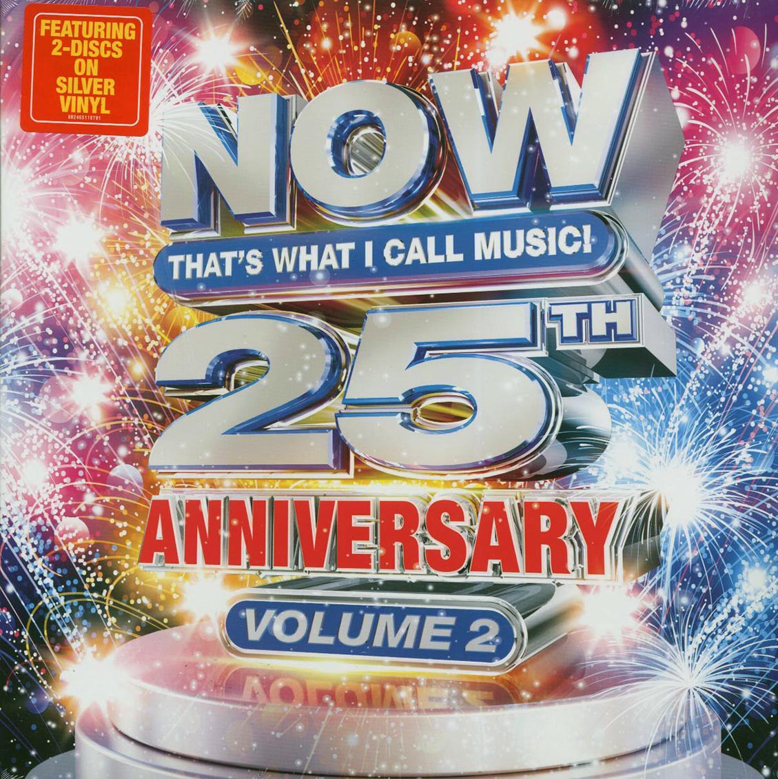 Dua Lupa, Nicki Minaj, Katy Perry, Olivia Rodrigo, Imagine Dragons, Etc. - Now That?s What I Call Music! 25th Anniversary Volume 2 (2xLP) (silver vinyl) Vinyl Record