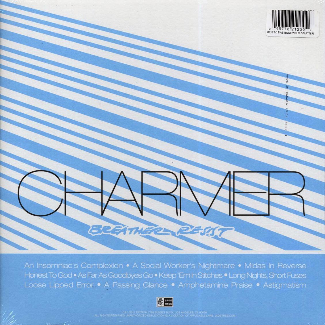Breather Resist - Charmer (RSD 2025) (ltd. ed.) (baby blue/white splatter vinyl) Vinyl Record