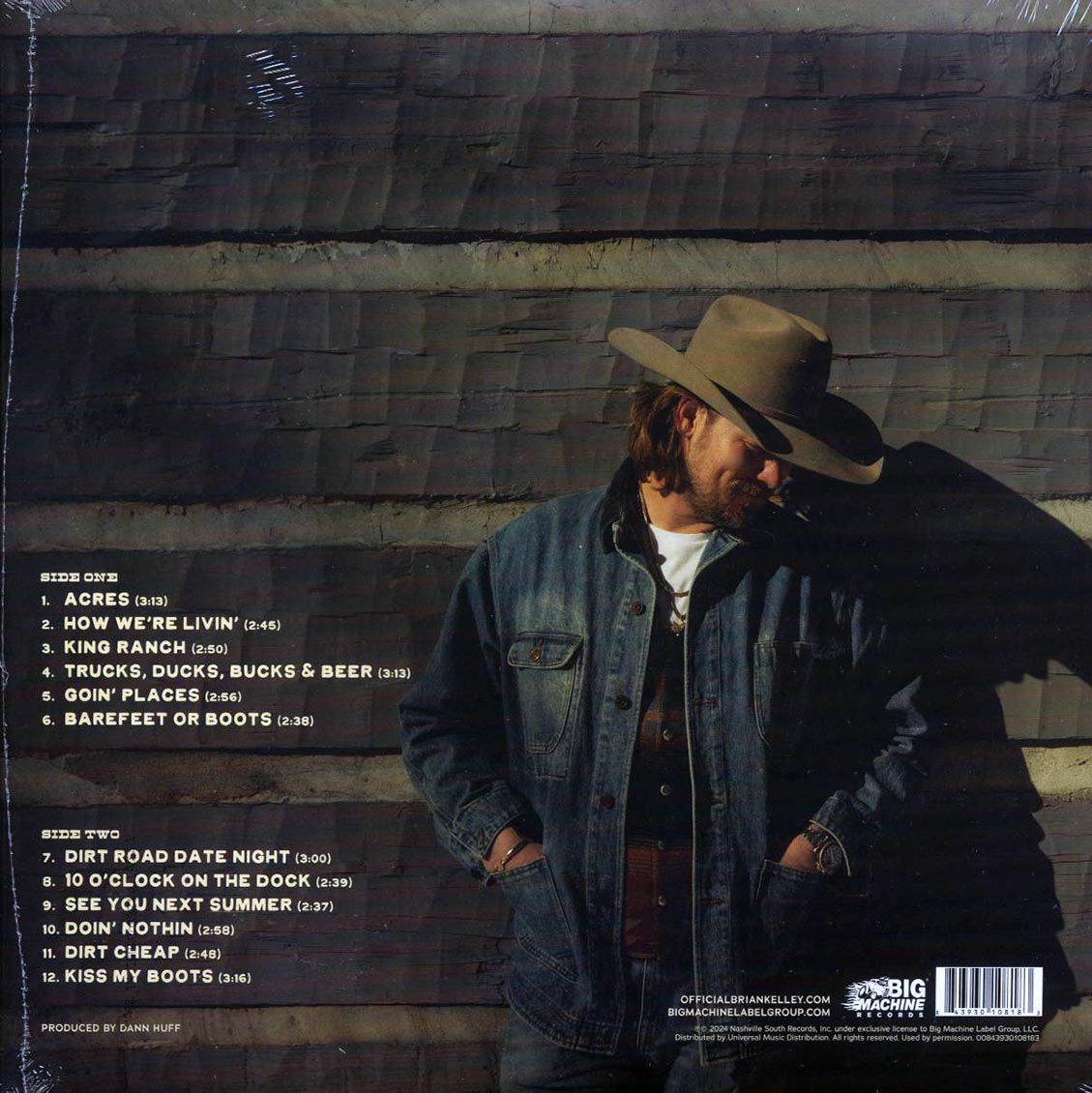 Brian Kelley - Tennessee Truth (gold vinyl) Vinyl Record