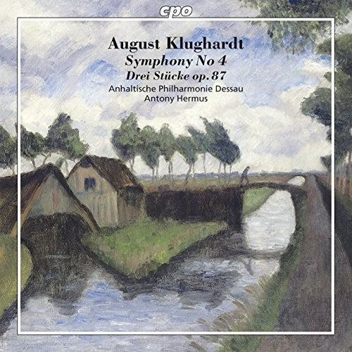 the album cover for Klughardt / Anhalt Philharmonic Dessau / Hermus - Symphony No. 4 Op. 57 - Drei Stuecke Op. 87