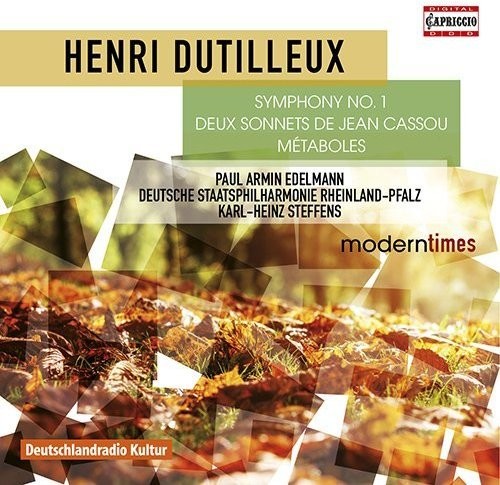 Dutilleux / German State Philharmonic Rheinland - Symphony No. 1 - Deux Sonnets De Jean Cassou - Music CD