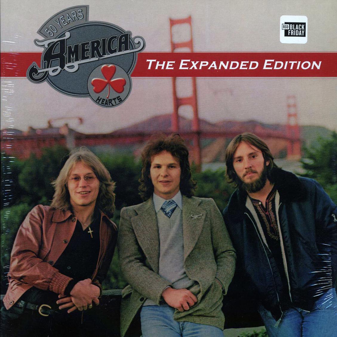 America - Hearts (50th Anniv. Ed.) (+2 bonus tracks) (RSD 2025) (ltd. ed.) (expanded edition) Vinyl Record