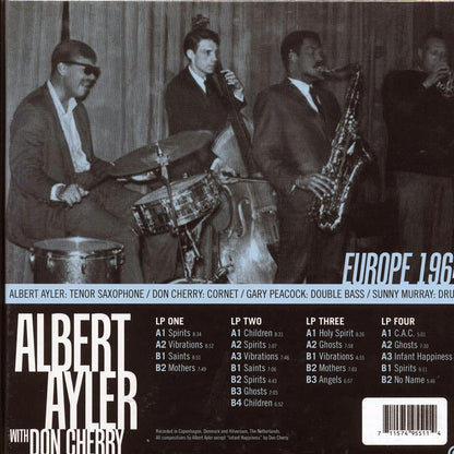 Albert Ayler, Don Cherry - Europe 1964 (RSD 2025) (ltd. ed.) (4xLP) (box set) Vinyl Record
