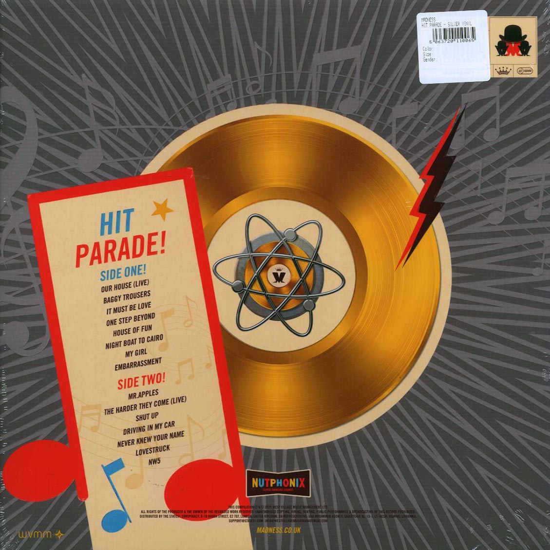 Madness - Hit Parade: Dynamite Tunes! (RSD 2025) (opaque silver vinyl) Vinyl Record