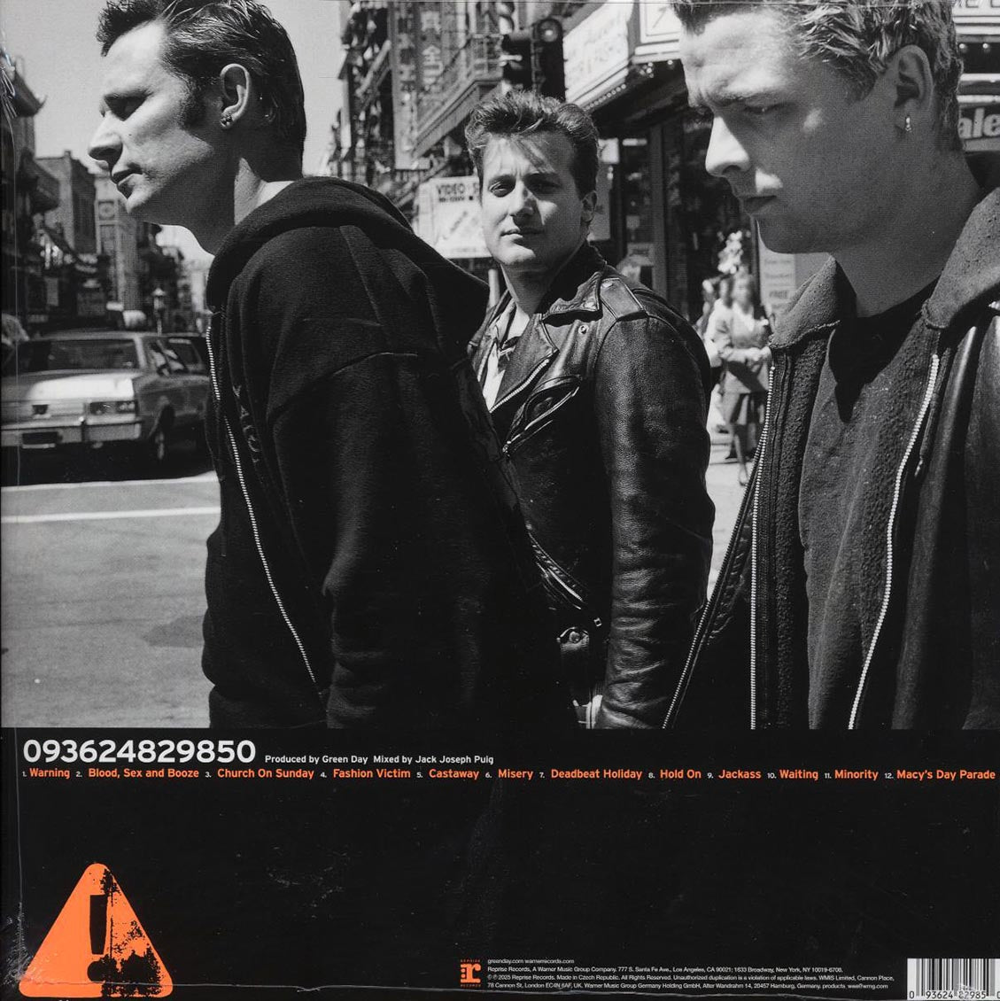 Green Day - Warning: (25th Anniv. Ed.) (ltd. ed.) (neon orange vinyl) (remastered) Vinyl Record