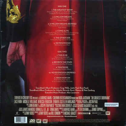 The Greatest Showman Cast, Benj Pasek & Justin Paul - The Greatest Showman: Original Motion Picture Soundtrack Vinyl Record