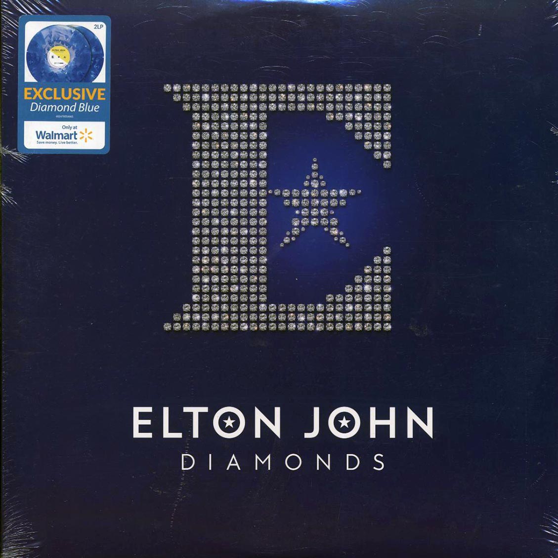 Elton John - Diamonds (ltd. ed.) (2xLP) (diamond blue vinyl) Vinyl Record