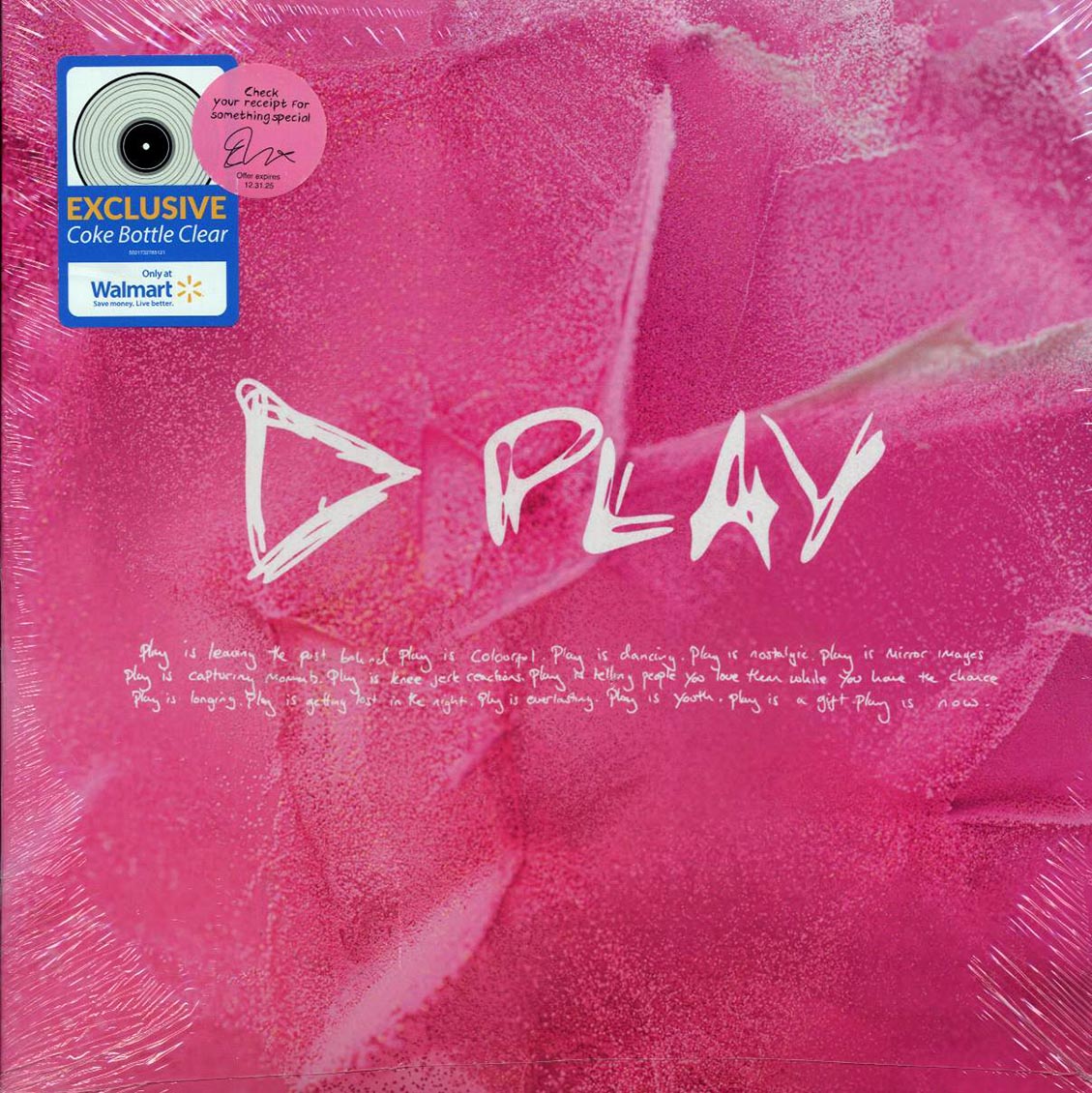 Ed Sheeran - Play (ltd. ed.) (coke bottle clear vinyl) Vinyl Record
