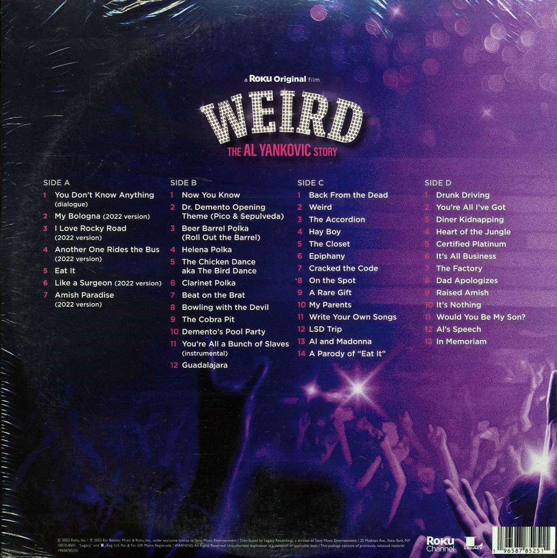 Weird Al Yankovic - Weird: The Al Yankovic Story Original Soundtrack (2xLP) (pink vinyl) Vinyl Record