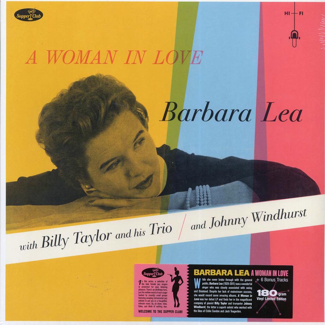 Barbara Lea, Billy Taylor And His Trio, Johnny Windhurst - A Woman In Love (+6 bonus tracks) (180g) Vinyl Record