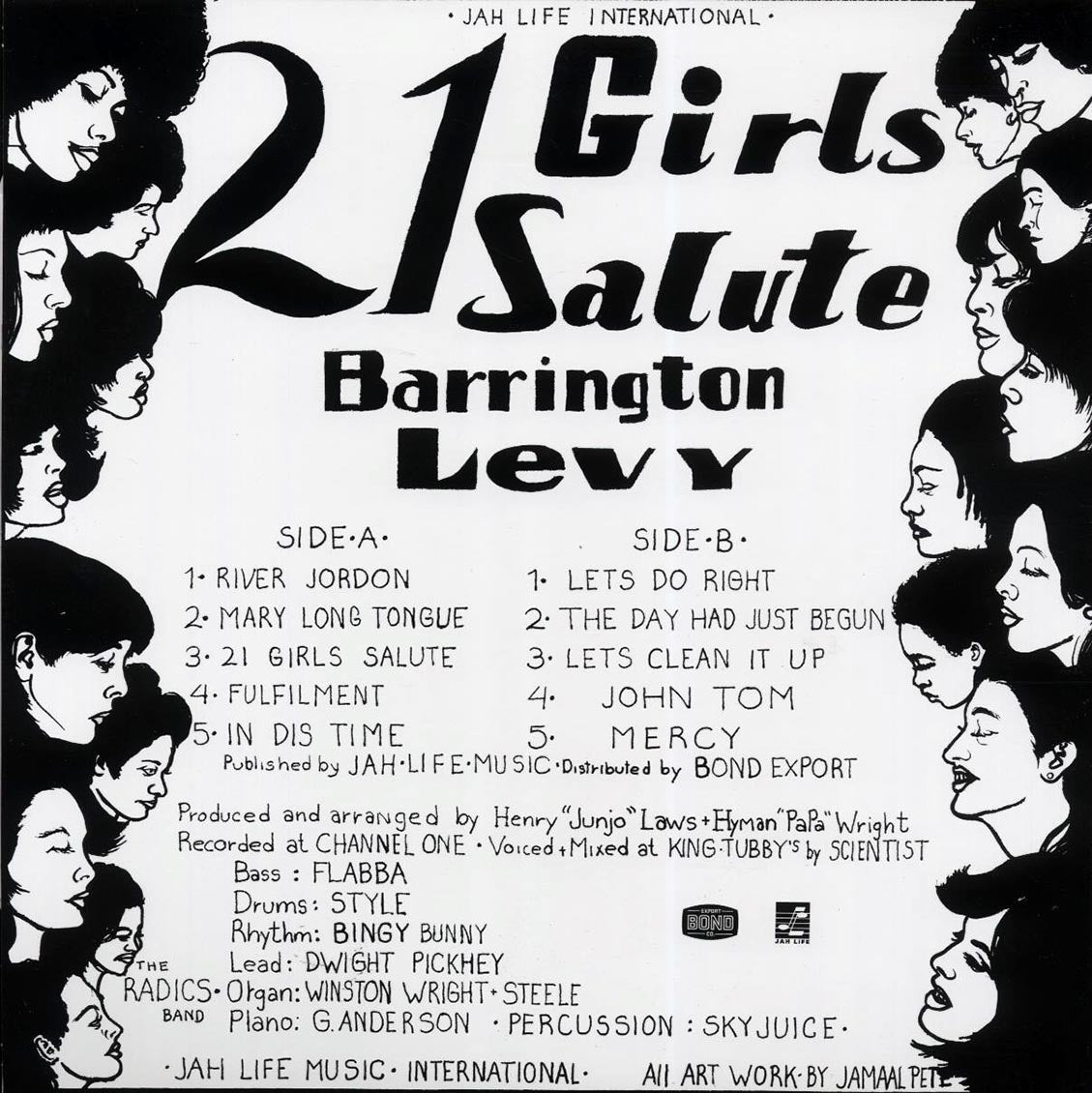Barrington Levy - 21 Girls Salute Vinyl Record