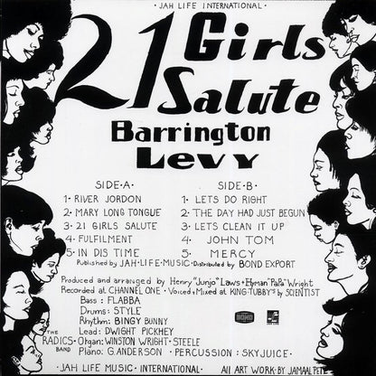 Barrington Levy - 21 Girls Salute Vinyl Record