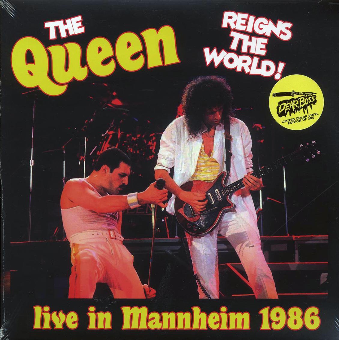 Queen - Reigns The World! Live In Mannheim 1986 (ltd. 300 copies made) (2xLP) (green marbled vinyl) Vinyl Record