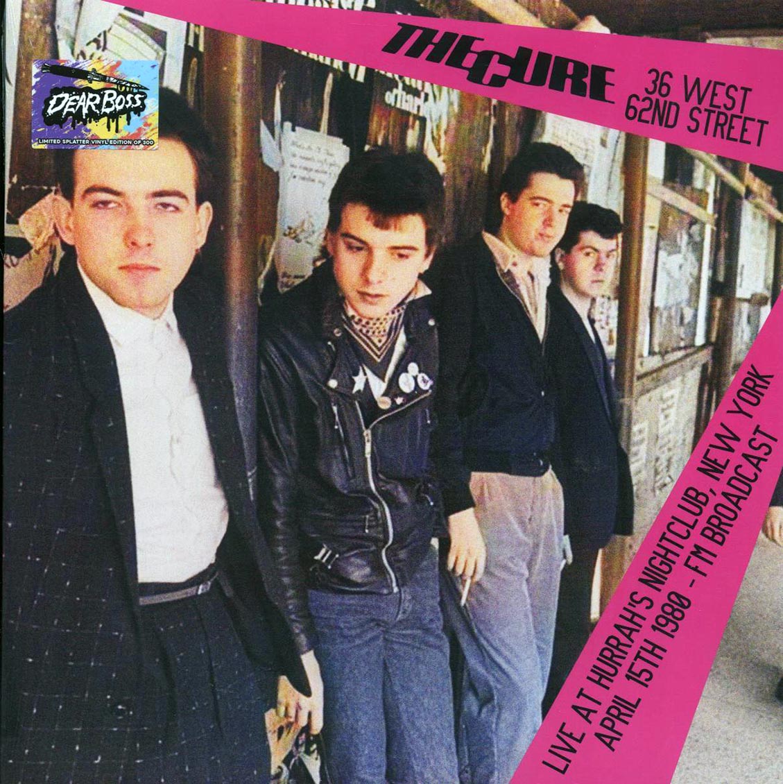 The Cure - Live At Hurrah's Nightclub, New York, April 15th 1980 (ltd. 300 copies made) (splatter vinyl) Vinyl Record