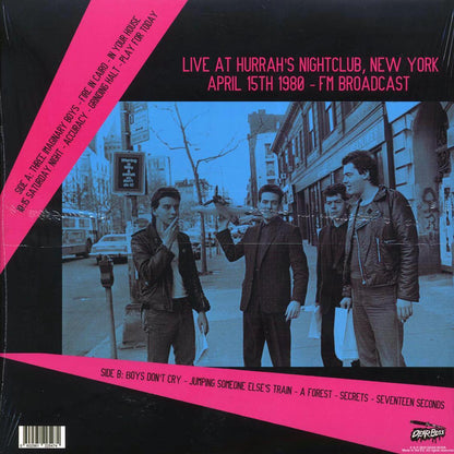 The Cure - Live At Hurrah's Nightclub, New York, April 15th 1980 (ltd. 300 copies made) (splatter vinyl) Vinyl Record