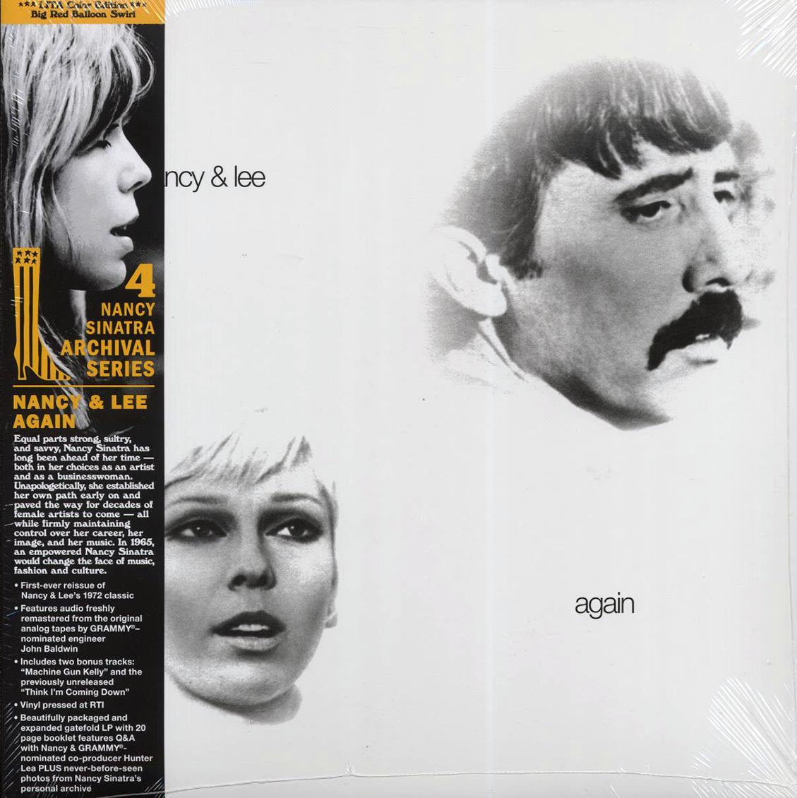 Nancy Sinatra, Lee Hazlewood - Nancy & Lee Again (ltd. ed.) (big red balloon swirl vinyl) (RTI press) Vinyl Record