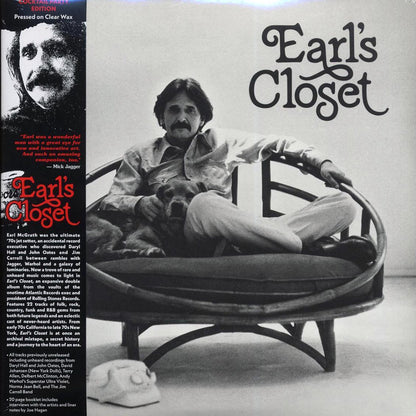 Daryl Hall & John Oates, Kazoo Singers, Delbert & Glen, Terry Allen, Etc. - Earl's Closet: The Lost Archive Of Earl McGrath, 1970 To 1980 (ltd. ed.) (2xLP) (cocktail party clear vinyl) Vinyl Record